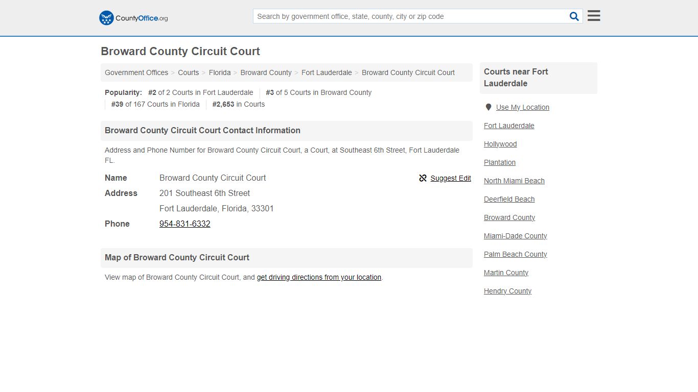 Broward County Circuit Court
